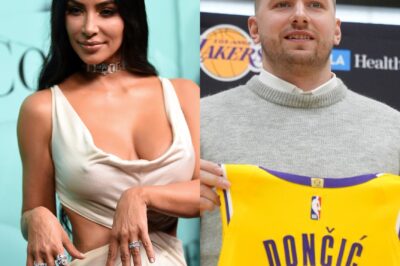 Kim Kardashian called her gifts to Luka Doncic as “welcome gifts” to the new neighbor