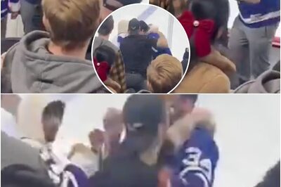 Hockey fans clash: Horrifying moment Flyers fans retaliate against Leafs fans an eyewitness shared: I was shocked by the chaos, there were so many old people and children, but they still rushed at each other like savages