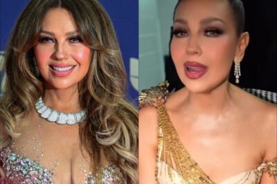 Thalía tuvo una emergencia de belleza previo a Premio Lo Nuestro, ¿qué le pasó en su linda cara?