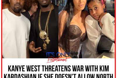 Kanye West Threatens War With Kim Kardashian If She Doesn’t Allow North To Be Featured On A Song With Diddy