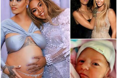 Despite rumors that Rihanna is the “third person,” Beyoncé still wants to be godmother to Rihanna’s unborn child: “I hope the baby is healthy and talented like its parents.”