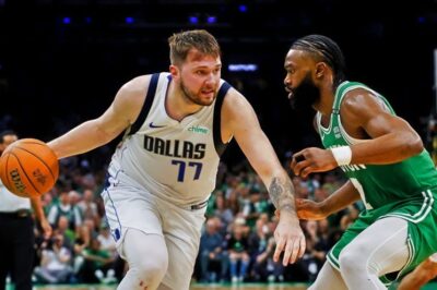 “SHOCKING THEORY: Did Jaylen Brown’s Lockdown Defense in the Finals Force Luka Doncic’s Trade?”