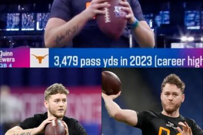 Texas QB Quinn Ewers Had Some Horrible Throws At The Scouting Combine That Will Scare Most NFL Teams Away