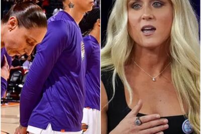 “Outrage Erupts as Riley Gaines Publicly Blasts Brittney Griner for Kneeling During National Anthem, Declares ‘Respect the Country That Saved You from a Russian Gulag’ — Bold Statement Sparks National Firestorm”