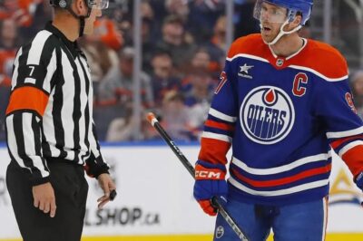 “Full-Scale Meltdown on the Ice: Perry and Binnington Spark Explosive Brawl as Referees Lose Total Control — Chaos Reigns with Shocking Misconduct Penalty Slapped on Oilers Amid Fan Outrage”