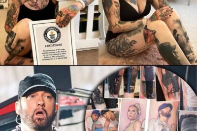 Eminem Saved Her Life—So She Tattooed His Entire Career on Her Body