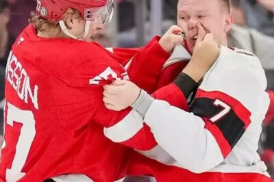 “Brady Tkachuk Gets Completely Overpowered by Simon Edvinsson in Surprising Fight—NHL Fans Left Stunned as the 6’4″ Powerhouse is Rolled by a Player Half His Size, Sparking Furious Debate and Mixed Reactions Over Who Really Won the Brawl”