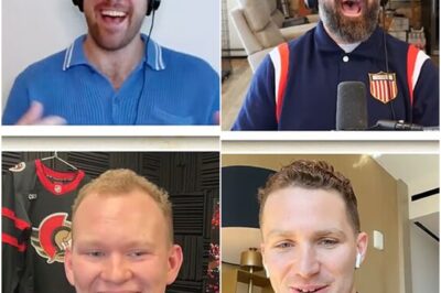 “Matthew and Brady Tkachuk Take Over the ‘New Heights’ Podcast with the Kelce Brothers in Unforgettable Appearance—Fans Left in Stitches as the Hockey Stars Spill Wild Stories, Share Hilarious Moments, and Dive into Their Rivalries with NFL Legends”