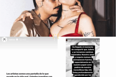 Christian Nodal and Cazzu: the untold story of their breakup after two years and a daughter