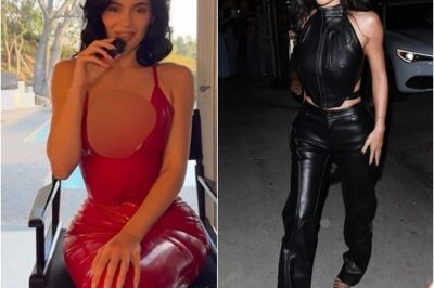 Kylie Jenner enfrenta críticas por usar un vestido escotado para recoger a su hijo de la escuela La millonaria Kylie Jenner causó revuelo cuando dijo que quería usar un sexy vestido de látex para recoger a su hijo de la escuela.