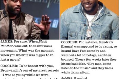 He Was Only Meant to Write One Song…” — Ryan Coogler Details How Kendrick Lamar Shocked Everyone by Creating a Whole Album That Spoke to the Soul of Black Panther