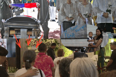 In a sea of grief, one quiet gesture said it all…  While the world mourned a legend, a modest mother and her child stood silently in a corner—not to be seen, but to serve. Years ago, when no one else did, Nora Aunor gave them hope, shelter, and a second chance.  Now, they returned—not with flowers or fame, but with gratitude only the heart could carry. They came to say goodbye, not to a star, but to the woman who once saved their lives.  💔 Sometimes, the most powerful goodbyes are the quietest. This is one story you won’t forget.