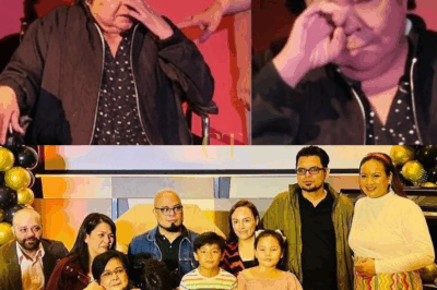 Nora Aunor’s emotional 70th birthday surprise ends in shock: the superstar bursts into tears as all her children appear unexpectedly — but the celebration spirals when she uncovers their hidden agenda, triggering a dramatic reaction no one saw coming. What really happened behind closed doors?