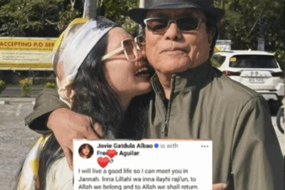 Heartbreaking: Freddie Aguilar’s Young Widow Jovie Albao Shares Her Final, Tearful Goodbye—Words That Will Leave You Speechless