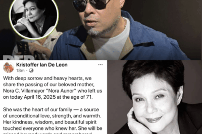 Ian de Leon Breaks Silence: Heartfelt Thanks to Those Keeping Nora Aunor’s Legacy Alive—’You’re the True Guardians of Her Greatness