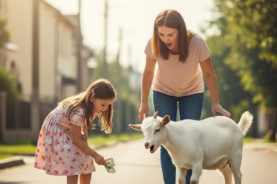 Mi hija se convirtió en una cabra después de que le dije que recogiera dinero del suelo