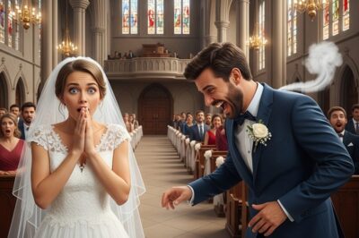 Mi esposo se tiró un pedo fuerte en el altar el día de nuestra boda y todo lo que pudo hacer fue reírse y decir: “Ahora puedo ser yo mismo.”