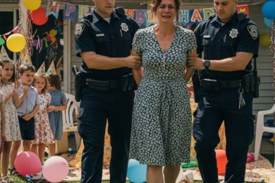 Fue arrestada en su propio baby shower — pero una persona sabía lo que realmente pasó