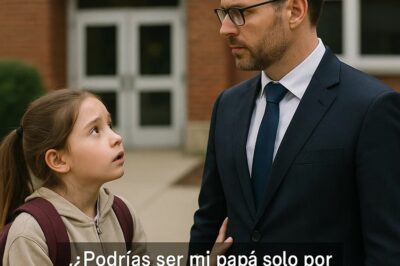 “¿Podrías ser mi papá solo por un día en la escuela?” — suplicó la niña al CEO multimillonario