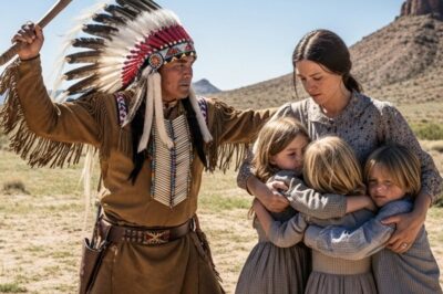 GUERRERO APACHE SALVA A UNA CAMPESINA VIUDA CON SUS TRILLIZOS…