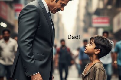 UN MILLONARIO VE A UN NIÑO DE LA CALLE QUE SE PARECE MUCHO A ÉL, Y EL NIÑO LE DICE ¡PAPÁ!