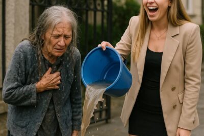 La hija del millonario arrojó agua sucia sobre una pobre anciana y se rió de ella — Al día siguiente…