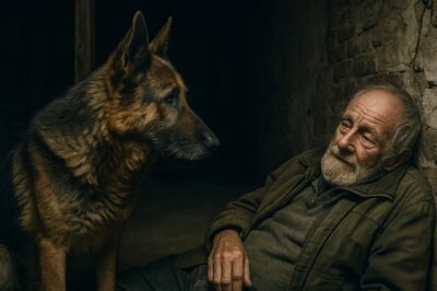 PERRO PASTOR ALEMÁN CALLEJERO ENCUENTRA A UN ANCIANO EN UN SÓTANO — NADIE PODÍA IMAGINAR EL MOTIVO.