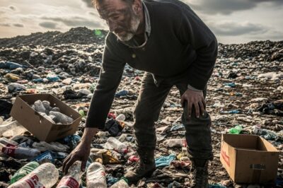 Lo abandonaron en la miseria… pero lo que encontró entre los desechos cambió su vida para siempre
