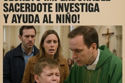 ¡GRITO EN LA MISA REVELA SECRETO IMPERDONABLE — SACERDOTE INVESTIGA Y AYUDA AL NIÑO!