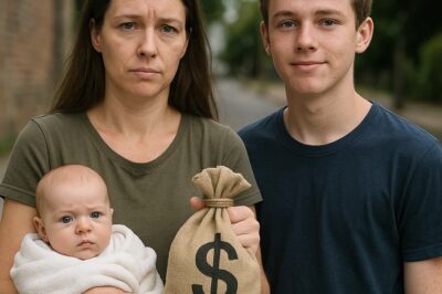 “Me dio un bebé y una bolsa de dinero en la calle; 16 años después, descubrí que era el heredero secreto de un multimillonario…”