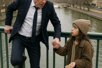 Millonario a punto de saltar de un puente es detenido por una niña limosnera, pero él la jala del brazo, y lo inesperado sucede.