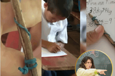 Cuando el Sueño es Más Fuerte que la Pobreza: El Niño que Fabricó su Bolígrafo con Madera y Goma para Seguir Estudiando