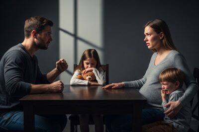 Devuelve a uno al orfanato. No vamos a poder mantener a tres —dijo él con tono seco, sin siquiera levantar la mirada hacia los niños.