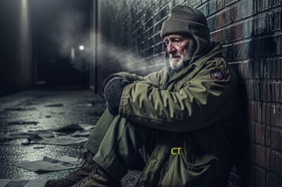 Un veterano de guerra sin hogar congelado de fríos, mientras su hijo millonario vive a pocas calles de distancia.