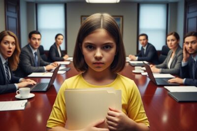 Cuando una niña con vestido amarillo entra sola en una multinacional diciendo: “Vengo a hacer la entrevista de mi mamá”, nadie imagina lo que está por venir