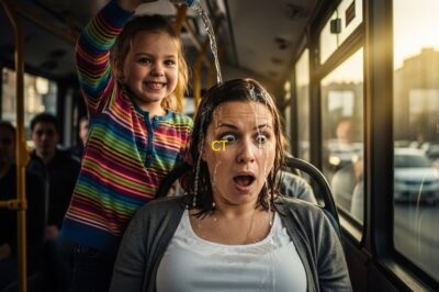 “Su hija grosera echó agua a una mujer embarazada en el autobús — Lo que pasó después…
