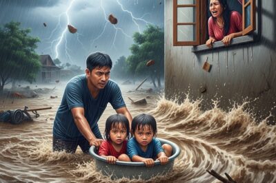 —¡Mamá! —gritó Nora desde la sala—. ¡El agua está entrando!