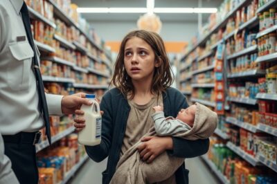 La niña abrazó a su hermano menor y rogó por leche; lo que hizo el empresario millonario cambió su vida para siempre.