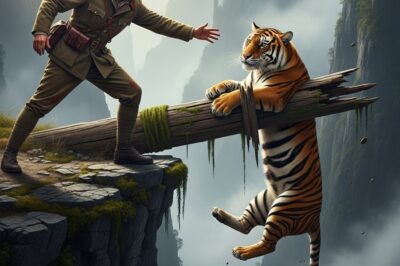 “Rescaté a una tigresa que estaba a punto de caer al vacío desde un acantilado… y jamás imaginé que ese instante sería el inicio de la transformación más grande de mi vida.”