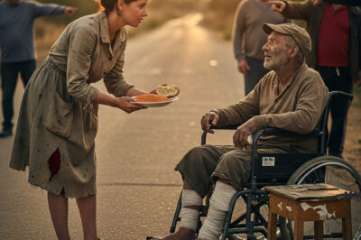 Lucía colocó el plato humeante frente al hombre sin decir palabra. Don Manuel la miró con ojos vidriosos, como si cada cucharada que recibía fuera también una caricia al alma.