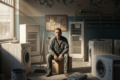 Ricardo Montenegro: El valor de caer  En los años 90, Ricardo Montenegro era el rey de su propio imperio.  Dueño de 12 tiendas de electrodomésticos, con oficina en el último piso de un edificio de cristal y una agenda apretada entre reuniones, cenas de negocios y viajes internacionales. La gente lo veía descender de su coche de lujo y pensaba: “Ese hombre nació para triunfar.”  Pero no. Ricardo no había heredado nada.  Su primera tienda nació en un local alquilado, con un préstamo que apenas alcanzaba para pagar el depósito y unas cuantas neveras de segunda mano.  Durante dos décadas, trabajó sin descanso, guiado por una mezcla de ambición, disciplina y una fe casi ingenua en el trabajo duro.  Y funcionó. Hasta que dejó de funcionar.  Una crisis económica feroz lo arrasó todo. Las ventas cayeron. Los intereses subieron. Las deudas se multiplicaron como sombras en la noche.  Intentó sostenerlo todo. Hipotecó propiedades. Pidió préstamos. Vendió activos. Pero aquellos no eran tiempos normales. Y en menos de dos años, lo perdió todo.  Las tiendas. La casa. El coche.  Solo le quedó un pequeño local heredado de su padre, en las afueras de la ciudad. Y una sensación amarga, de esas que no se van ni con el sueño.  Por meses, evitó mirar a la gente a los ojos. Sintió que todos murmuraban a sus espaldas.  Los antiguos “amigos” de negocios… Desaparecieron.  Pero un día, mientras limpiaba el polvo del almacén vacío, se detuvo. Se sentó en una caja de cartón y pensó: “Ya lo hice una vez. Puedo hacerlo otra vez… pero esta vez, lo haré diferente.”  Con sus últimos ahorros, compró herramientas, pintura y materiales baratos. No contrató obreros. No alquiló camiones. No hubo gran inauguración.  Pintó las paredes con sus propias manos. Reparó estanterías oxidadas. Consiguió algunos electrodomésticos usados y los arregló uno a uno.  Cada mañana, barría la acera. Un gesto que antes habría delegado, ahora se convirtió en un ritual de humildad.  Cuando abrió la tienda, no había luces de neón ni descuentos estridentes. Solo un cartel sencillo: “Electrodomésticos de confianza – Ricardo Montenegro”  Al principio, entraban pocos. Pero quienes lo hacían, encontraban algo que no se vende en ninguna tienda: Tiempo. Atención. Honestidad.  Él escuchaba. Reparaba. Y si podía, enseñaba a los clientes a arreglar las cosas por sí mismos.  Un día, una señora mayor entró con una tostadora vieja entre las manos.  —No tengo mucho dinero… ¿cree que se pueda salvar?  Ricardo sonrió.  —Si tiene paciencia para un café mientras la reviso… seguro que sí.  Y así comenzó a volver.  No con ruido. Sino con confianza.  Su nombre volvió a circular. Esta vez, de boca en boca.  Cinco años después, tenía tres tiendas. No doce. Pero tampoco tenía deudas.  No volvió a ser el magnate que fue. Y él mismo lo agradecía.  Descubrió que la verdadera riqueza no estaba en tener una oficina con vista al cielo… sino en dormir tranquilo, sabiendo que no debía nada y que trataba a cada cliente como a un viejo amigo.  Cuando alguien le preguntaba por qué seguía barriendo la acera cada mañana, respondía:  —“Porque quiero recordar de dónde vengo… y a dónde no quiero volver.”