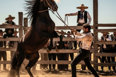 “Si logras montar este caballo, te regalo mi rancho”… se rió el hacendado, pero el joven humilde lo dejó sin palabras.