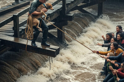 El río, que solía murmurar entre las piedras como un abuelo sabio, ahora rugía como un monstruo desatado.