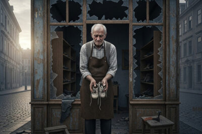 Arreglaba y regalaba zapatos a los niños… hasta que le robaron todo.