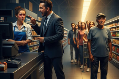 Millonario disfrazado visita su tienda y descubre al gerente humillando a la cajera