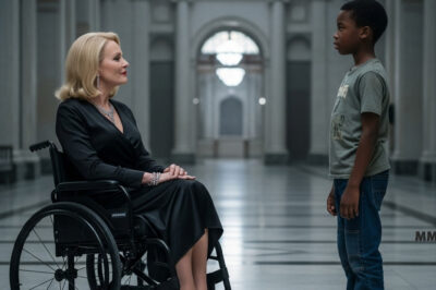 Niño Negro Pobre A MILLONARIA Paralizada: “Te CuRO Por Tus SOBRAS” – Ella Ríe… Y Luego Todo Cambia