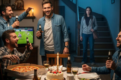 Canceló mi cena de cumpleaños por un partido con sus amigos… así que le di una noche que JAMÁS va a olvidar.