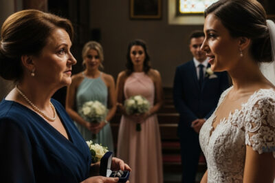 Solo las mamás de verdad van al frente”, me dijo la novia de mi hijo. Crié a ese niño sola. Y ese día… aprendí todo.