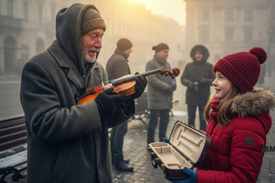 En las calles húmedas de Lviv, Ucrania, donde el frío se cuela hasta en los huesos más firmes, vivía Andriy Kovalenko, un anciano violinista. Había tocado en orquestas de teatros majestuosos en su juventud, cuando las luces y los aplausos eran su pan de cada día. Pero los años, la guerra y la vida misma le habían dejado solo lo esencial: