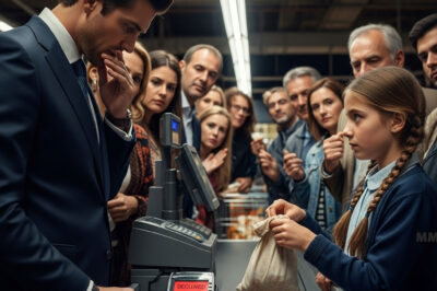 La tarjeta del millonario falló… y una niña hizo lo impensable